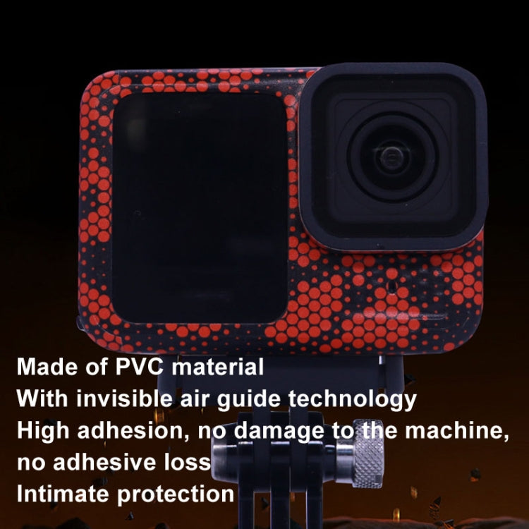 For GOPro HERO13 Black Camera Stickers Body Protective Film, Style: 14 Snake Scale White - free shipping - PMC TechLife - Order now!