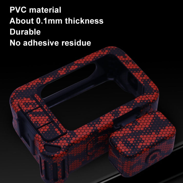 For GOPro HERO13 Black Camera Stickers Body Protective Film, Style: 13 Snake Scale Black - free shipping - PMC TechLife - Order now!