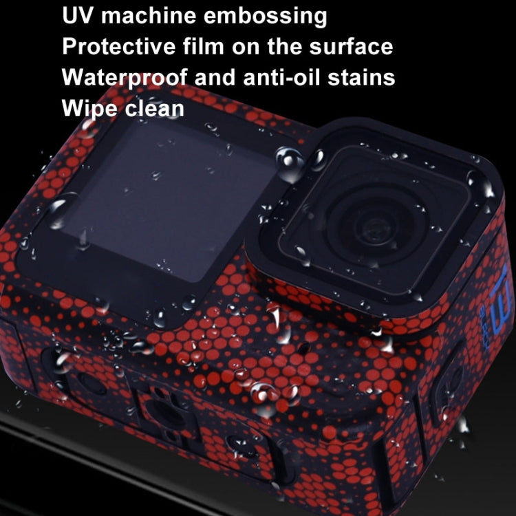 For GOPro HERO13 Black Camera Stickers Body Protective Film, Style: 14 Snake Scale White - free shipping - PMC TechLife - Order now!