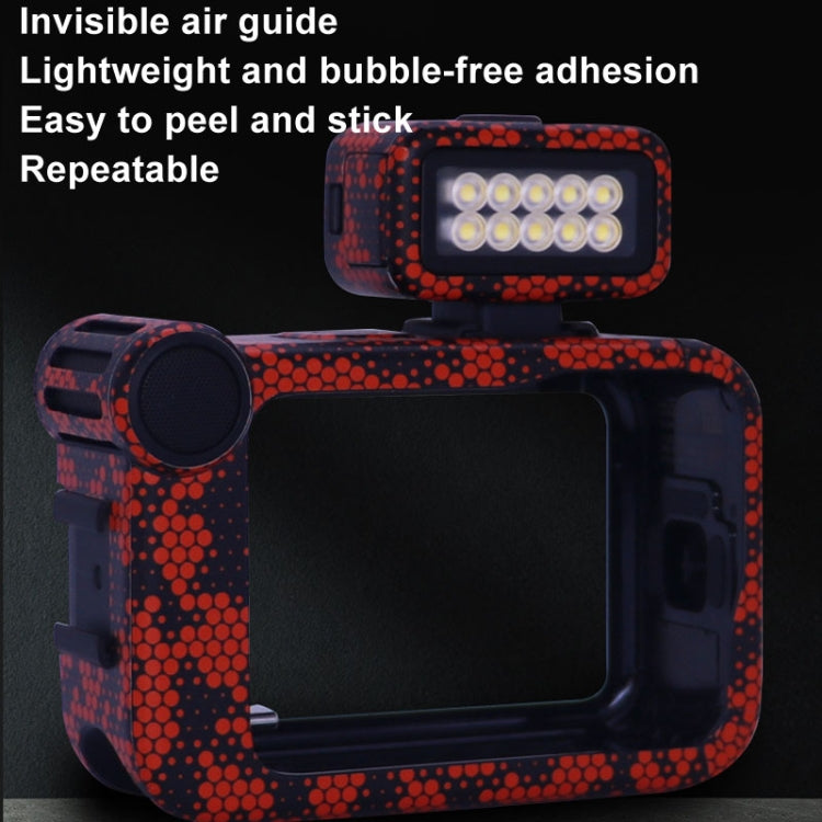 For GOPro HERO13 Black Camera Stickers Body Protective Film, Style: 13 Snake Scale Black - free shipping - PMC TechLife - Order now!