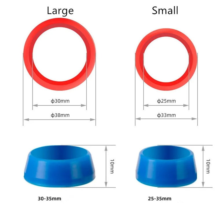 10pcs Mountain Road Bike Seatpost Waterproof Dustproof Cover, Color: Blue For 25-30mm - Others by PMC TechLife | Online Shopping South Africa | PMC TechLife | Buy Now Pay Later Mobicred