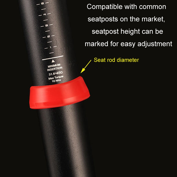 10pcs Mountain Road Bike Seatpost Waterproof Dustproof Cover, Color: Red For 30-35mm - Others by PMC TechLife | Online Shopping South Africa | PMC TechLife | Buy Now Pay Later Mobicred
