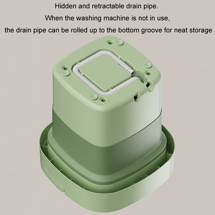 Fully Automatic Mini Foldable Washing Machine With Dehydration Function, Size: AU Plug(Blue) - free shipping - PMC TechLife - Order now!
