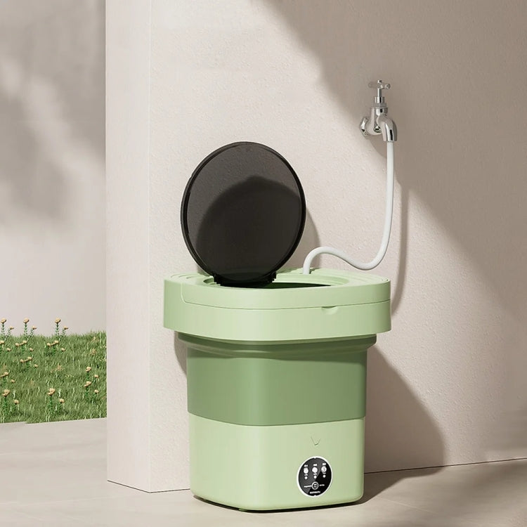 Fully Automatic Mini Foldable Washing Machine With Dehydration Function, Size: UK Plug(Pink) - free shipping - PMC TechLife - Order now!