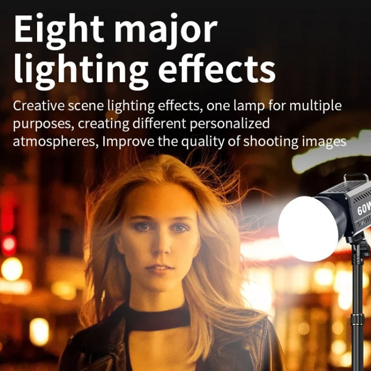 Desiontal ZU-60 60W Hand-Held Camera Light High Power Fill Light, EU Plug, Spec: Standard - free shipping - PMC TechLife - Order now!