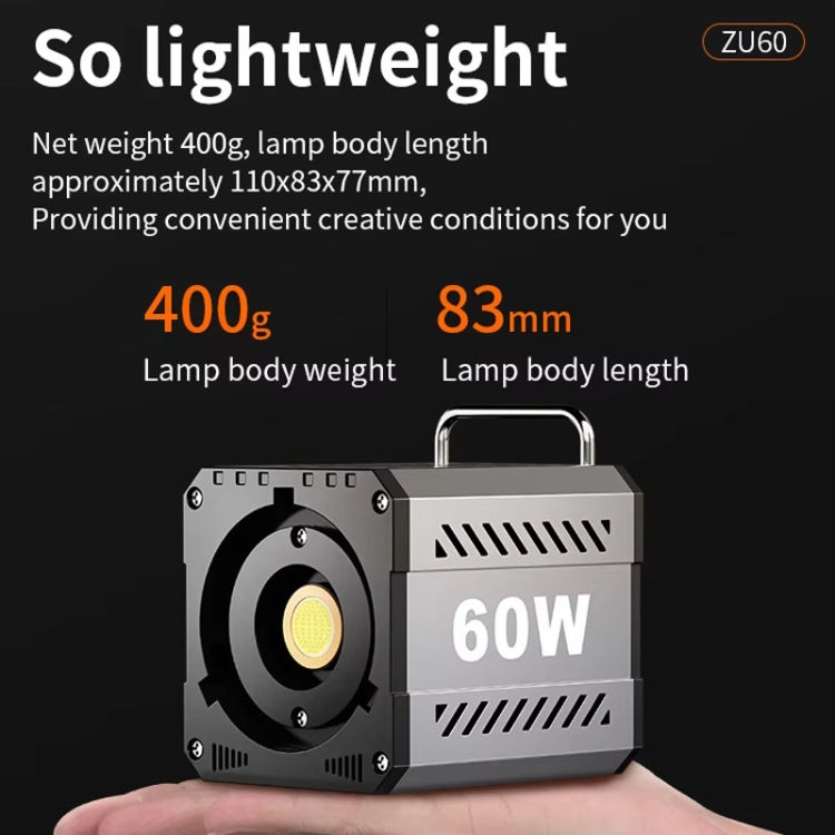 Desiontal ZU-60 60W Hand-Held Camera Light High Power Fill Light, EU Plug, Spec: Standard - free shipping - PMC TechLife - Order now!