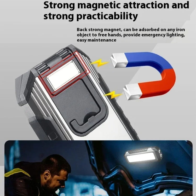 E-SMARTER KXK586 Flat Work Light LED Work Auto Repair Light USB Rechargeable Repair Light With Magnetic Attachment - Other Tools by E-SMARTER | Online Shopping South Africa | PMC Jewellery | Buy Now Pay Later Mobicred