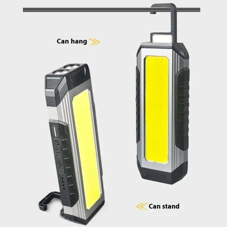 E-SMARTER KXK586 Flat Work Light LED Work Auto Repair Light USB Rechargeable Repair Light With Magnetic Attachment - Other Tools by E-SMARTER | Online Shopping South Africa | PMC Jewellery | Buy Now Pay Later Mobicred