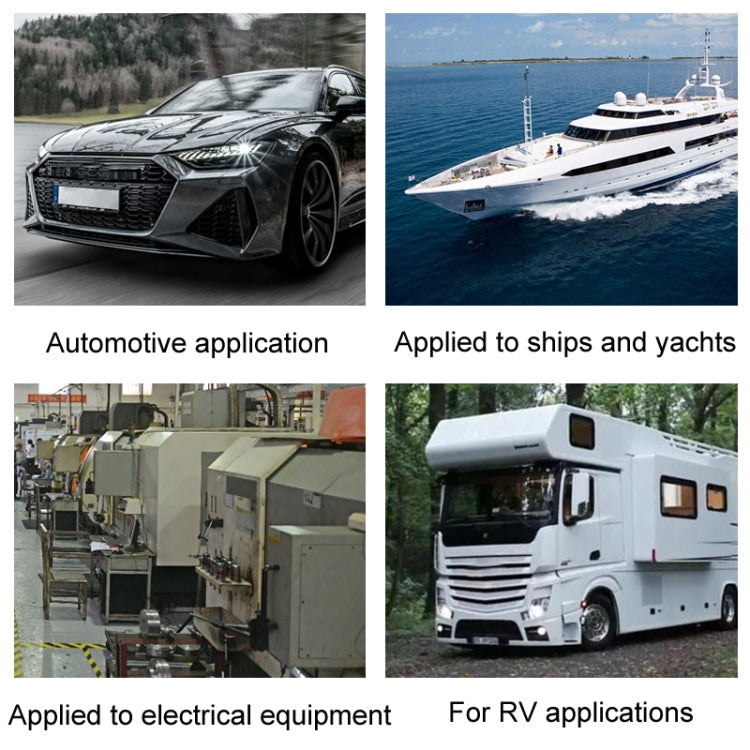 300A Car Modified Multi-channel Current Bus Terminal(AOA6313CRT-M8) - Fuse by PMC Jewellery | Online Shopping South Africa | PMC Jewellery | Buy Now Pay Later Mobicred