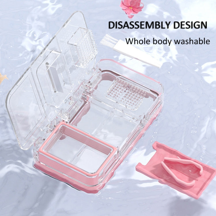 3 In 1 Double-layer Cutting and Grinding Medicine Box Travel Pill Organizer Case(Black) - free shipping - PMC TechLife - Order now!