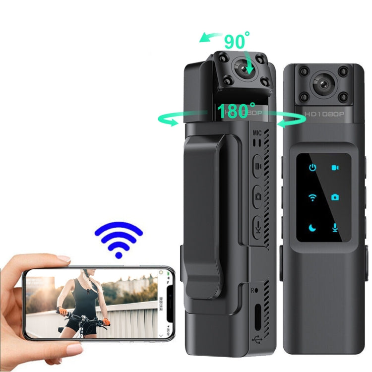 WIFI HD Night Vision Chest-Worn Work Recorder Cycling Camera, Model: L13+64G TF Card+Bracket - Video Cameras by PMC TechLife | Online Shopping South Africa | PMC TechLife | Buy Now Pay Later Mobicred