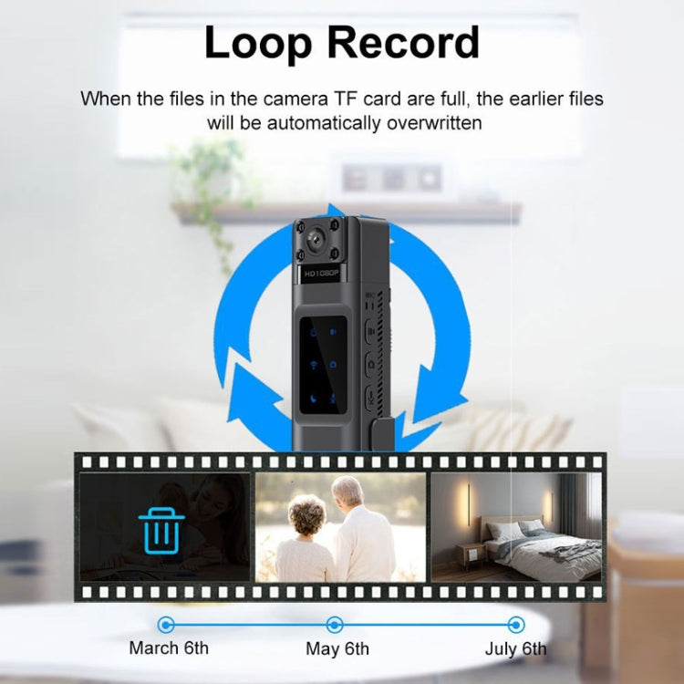 WIFI HD Night Vision Chest-Worn Work Recorder Cycling Camera, Model: L13+64G TF Card - Video Cameras by PMC TechLife | Online Shopping South Africa | PMC TechLife | Buy Now Pay Later Mobicred