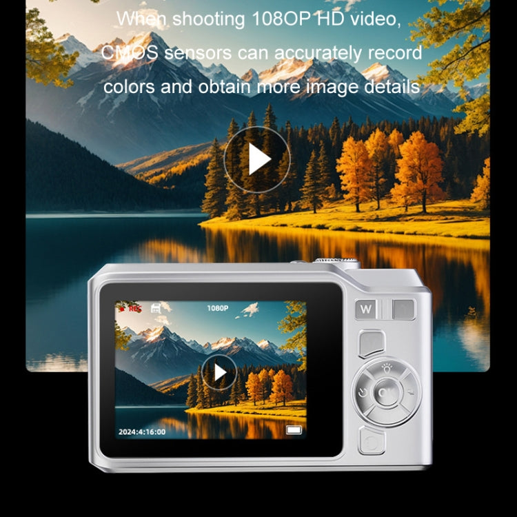 1080P HD Student Retro Digital Card Camera, Color: White+32G - Video Cameras by PMC TechLife | Online Shopping South Africa | PMC TechLife | Buy Now Pay Later Mobicred