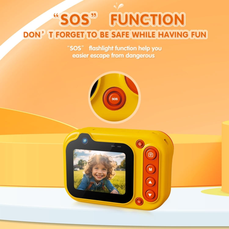 D60 3m Waterproof 2K HD 10X 2.4-inch Outdoor Photo Video Recording Children Mini Camera(Blue) - Children Cameras by PMC TechLife | Online Shopping South Africa | PMC TechLife | Buy Now Pay Later Mobicred