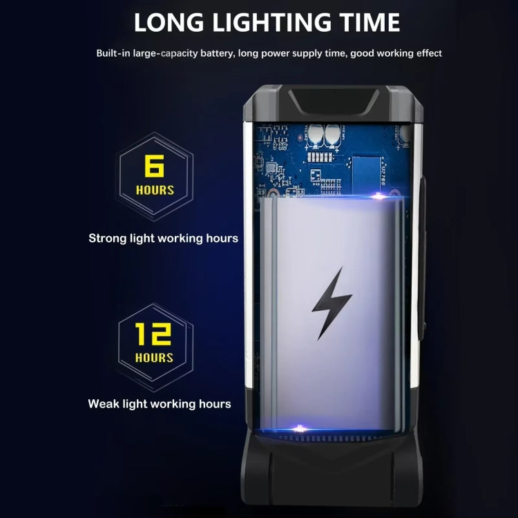 E-SMARTER K011 USB Rechargeable Repair Light With Magnet COB Strong Light Flashlight, Style: B Simple Red - Other Tools by E-SMARTER | Online Shopping South Africa | PMC TechLife | Buy Now Pay Later Mobicred