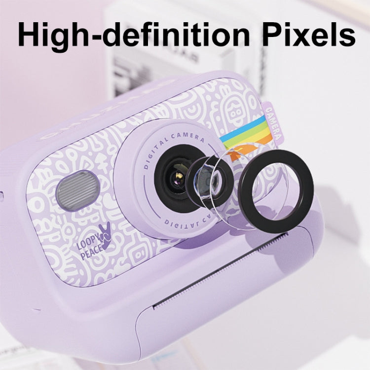 2.0-Inch LED Flash 1080P HD Recording Photo Printing Camera With 3-Rolls Paper, Color: White+32G - Children Cameras by PMC TechLife | Online Shopping South Africa | PMC TechLife | Buy Now Pay Later Mobicred