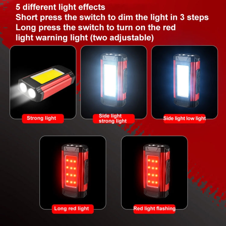 E-SMARTER K011 Bike LED Lamp USB Rechargeable Cycling Light COB Bright Flashlight(Silver) - free shipping - PMC TechLife - Order now!