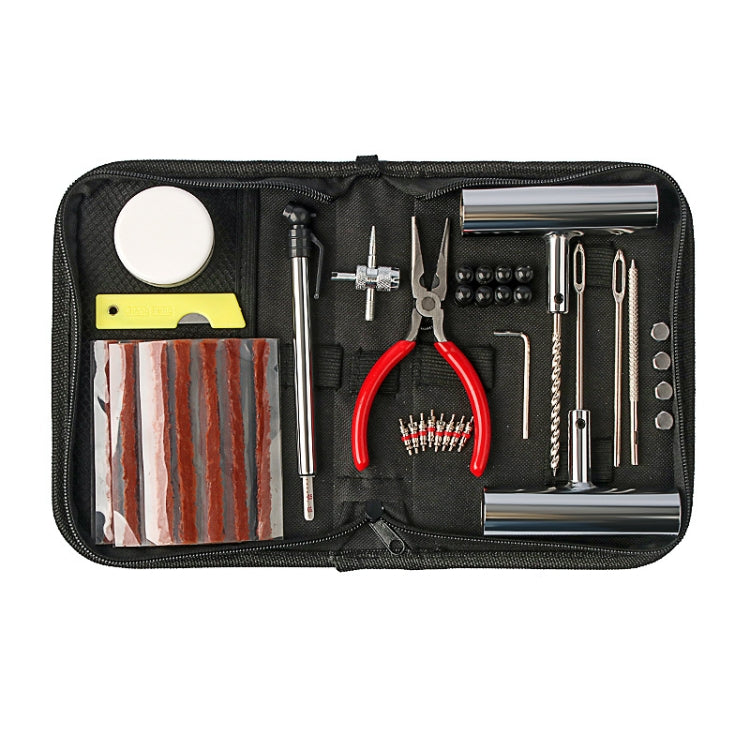 46pcs /Set Car Tubeless Tire Repair Needle Rubber Strip Valve Tip Needle-nosed Pliers Tool Set(With Bag) - Tire Repair & Installation Tools by PMC TechLife | Online Shopping South Africa | PMC TechLife | Buy Now Pay Later Mobicred