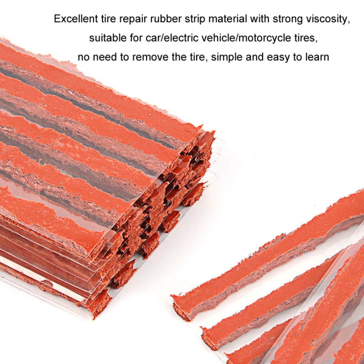 46pcs /Set Car Tubeless Tire Repair Needle Rubber Strip Valve Tip Needle-nosed Pliers Tool Set(With Bag) - Tire Repair & Installation Tools by PMC TechLife | Online Shopping South Africa | PMC TechLife | Buy Now Pay Later Mobicred