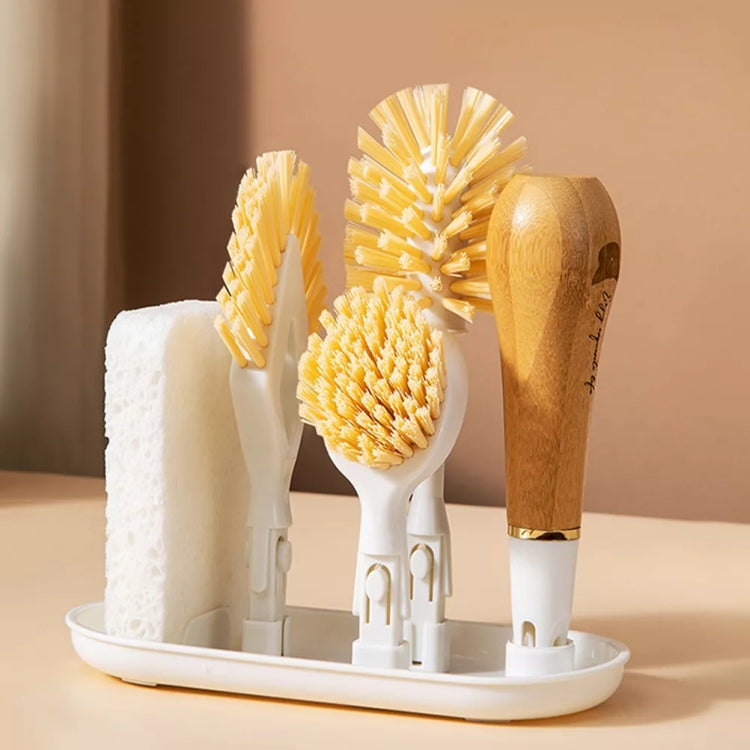 Kitchen 4 in 1 Cleaning Brush Set for Cleaning Pots / Bowls / Gaps / Cups - Cleaning Tools by PMc TechLife | Online Shopping South Africa | PMc TechLife | Buy Now Pay Later Mobicred