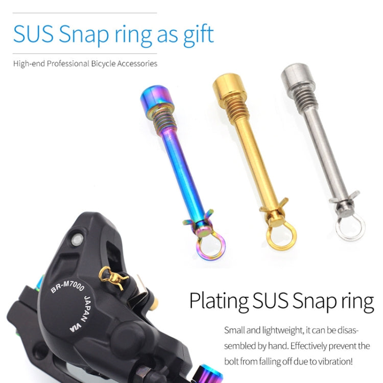 Mountain Road Bicycle Titanium Alloy Retaining Spring, Color: Steel Circlip Titanium - Bicycle Brake Parts by PMc TechLife | Online Shopping South Africa | PMc TechLife | Buy Now Pay Later Mobicred