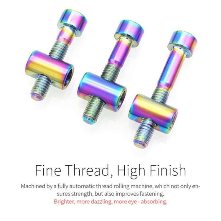 Bicycle Titanium Alloy Seat Post Locking Screws, Color: M6x30 Gold - Bicycle Saddle by PMC TechLife | Online Shopping South Africa | PMC TechLife | Buy Now Pay Later Mobicred