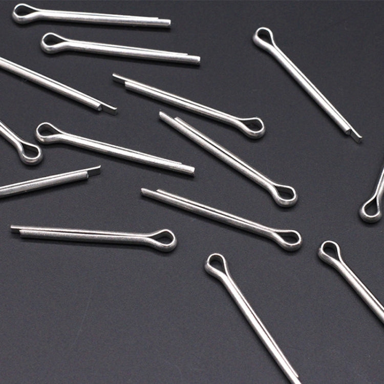 20pcs Bicycle Brake Pad Stainless Steel Open Pin(Silver) - Others by PMc TechLife | Online Shopping South Africa | PMc TechLife | Buy Now Pay Later Mobicred