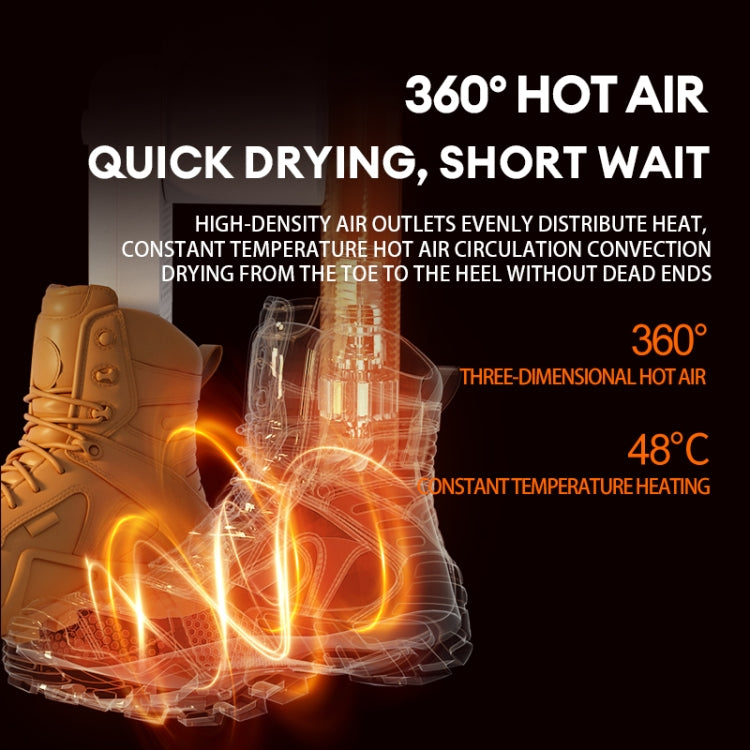 UV Antibacterial LED Touch Intelligent Constant Temperature Shoe Dryer, Spec: US Plug(White) - free shipping - PMC TechLife - Order now!