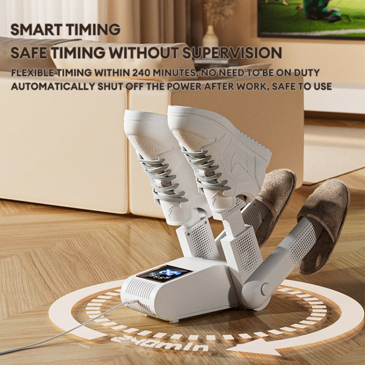 UV Antibacterial LED Touch Intelligent Constant Temperature Shoe Dryer, Spec: EU Plug(White) - free shipping - PMC TechLife - Order now!