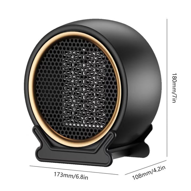 1800W Desktop High-power Two-speed Heater Household Fast Heating Heater, Spec: US Plug(Gray) - Electric Heaters by PMC TechLife | Online Shopping South Africa | PMC TechLife | Buy Now Pay Later Mobicred