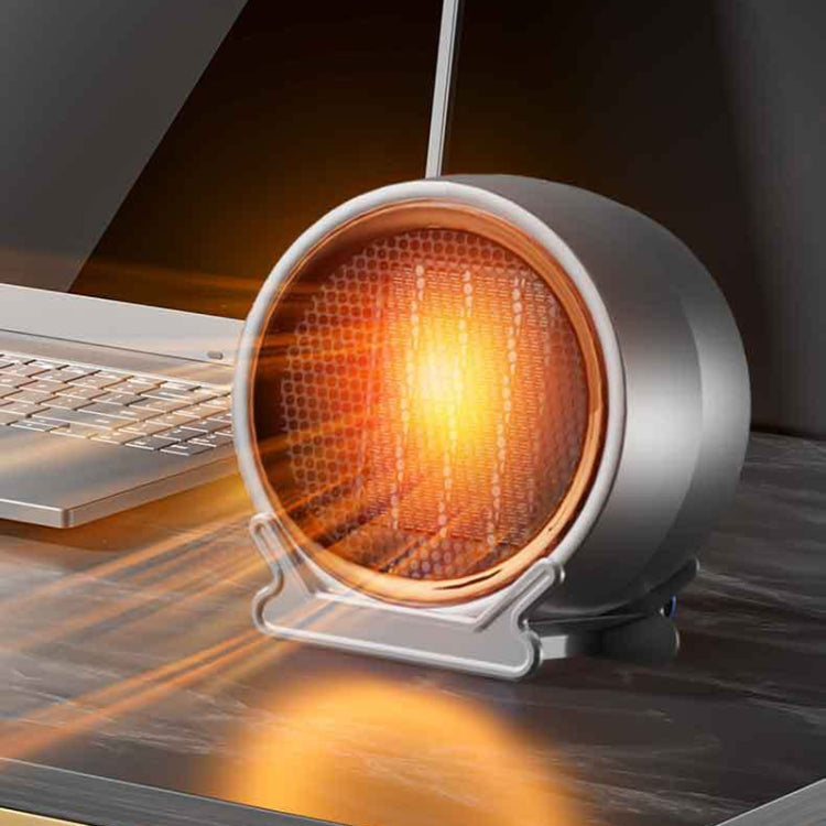 1800W Desktop High-power Two-speed Heater Household Fast Heating Heater, Spec: EU Plug(Gray) - Electric Heaters by PMC TechLife | Online Shopping South Africa | PMC TechLife | Buy Now Pay Later Mobicred