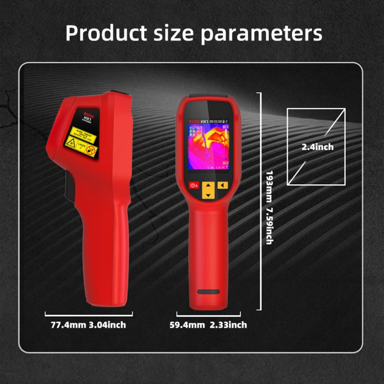 BSIDE HX1 Handheld Thermal Imaging Device Power Non-Contact Thermometer - free shipping - PMC TechLife - Order now!