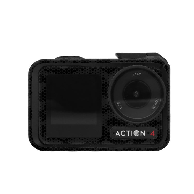 For DJI Action 4 Motion Camera Stickers All Inclusive Photo Frame Color Changing Stickers Accessories, Style: AC4-13 Snake Scale Black - free shipping - PMC TechLife - Order now!