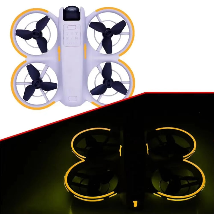For DJI Neo Luminous Stickers Night Glow Cool Film(Yellow) - free shipping - PMC TechLife - Order now!