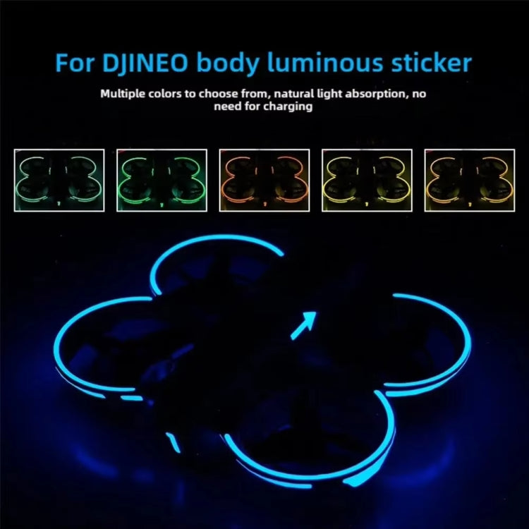 For DJI Neo Luminous Stickers Night Glow Cool Film(Grass Green) - free shipping - PMC TechLife - Order now!