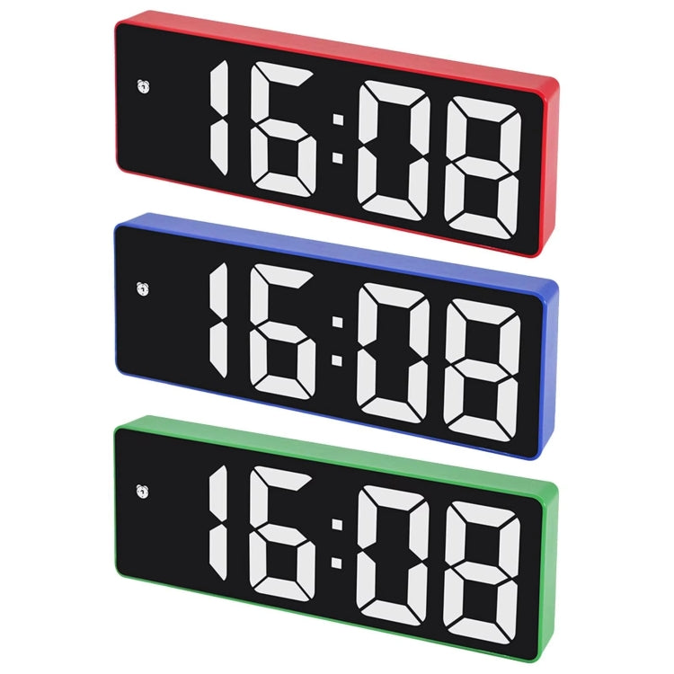 JX012 Multifunctional LED Electronic Clock Battery Plug-in Dual-purpose Bedside Alarm Clock(Red) - Alarm Clocks by PMc TechLife | Online Shopping South Africa | PMc TechLife | Buy Now Pay Later Mobicred