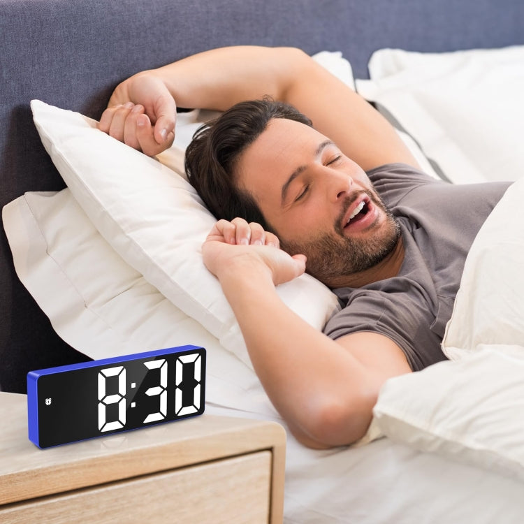 JX012 Multifunctional LED Electronic Clock Battery Plug-in Dual-purpose Bedside Alarm Clock(Red) - Alarm Clocks by PMc TechLife | Online Shopping South Africa | PMc TechLife | Buy Now Pay Later Mobicred