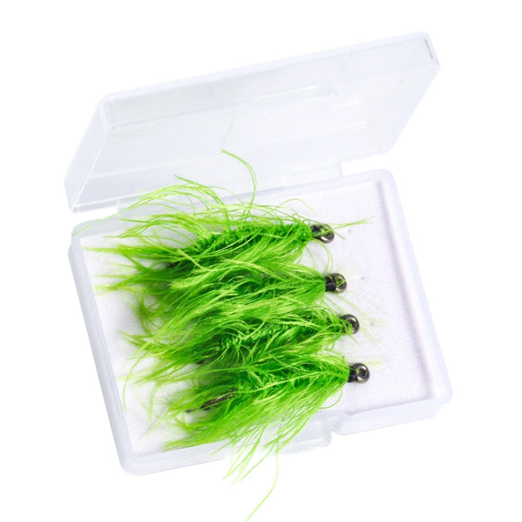 4pcs /Box Hooks Imitation Aquatic Grass Fishing Hooks Grass Hooks(6#) - Fishing Hooks by PMC TechLife | Online Shopping South Africa | PMC TechLife | Buy Now Pay Later Mobicred