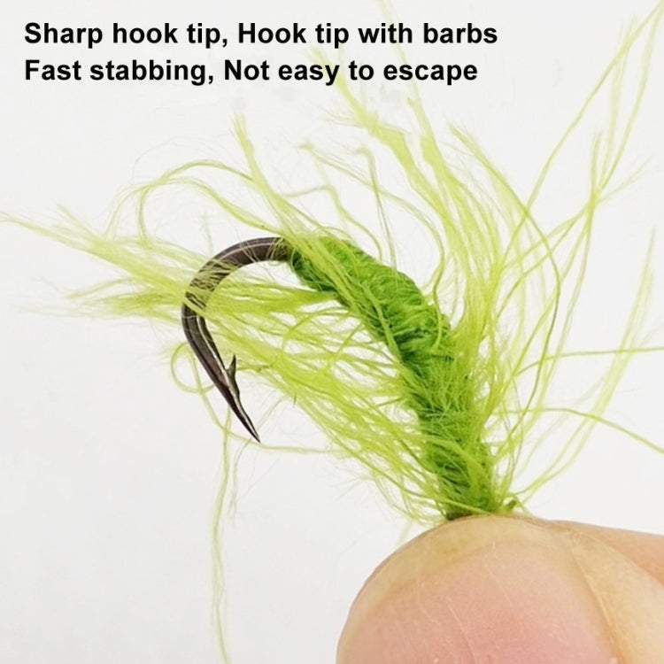 3pcs /Set Cordset Imitation Aquatic Grass Fishing Hooks Grass Hooks(10#) - Fishing Hooks by PMC TechLife | Online Shopping South Africa | PMC TechLife | Buy Now Pay Later Mobicred