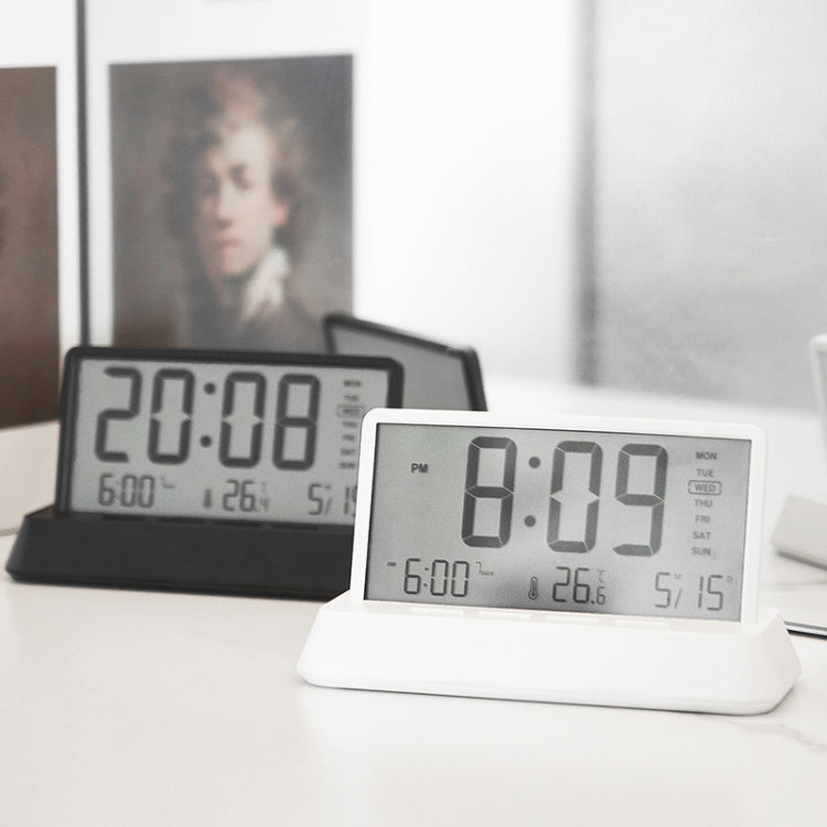 Multifunctional Temperature / Date Display Electronic Alarm Clock(Black Opaque) - Alarm Clocks by PMc TechLife | Online Shopping South Africa | PMc TechLife | Buy Now Pay Later Mobicred