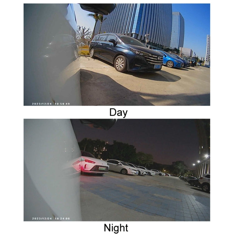 Punch-Free Car Imaging Side View Blind Spot Car Universal Night Vision Camera, Specifications: AHD1080P White - Rear View Cameras by PMC TechLife | Online Shopping South Africa | PMC TechLife | Buy Now Pay Later Mobicred