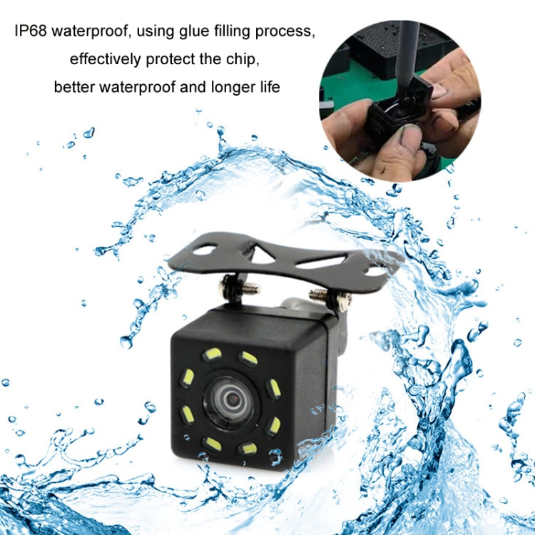 4.3 Inch Display Night Vision Waterproof Reversing Camera +7 Meter Extension Cable, Color: Detachable Screen + External 8 Light Camera - Rear View Cameras by PMC TechLife | Online Shopping South Africa | PMC TechLife | Buy Now Pay Later Mobicred