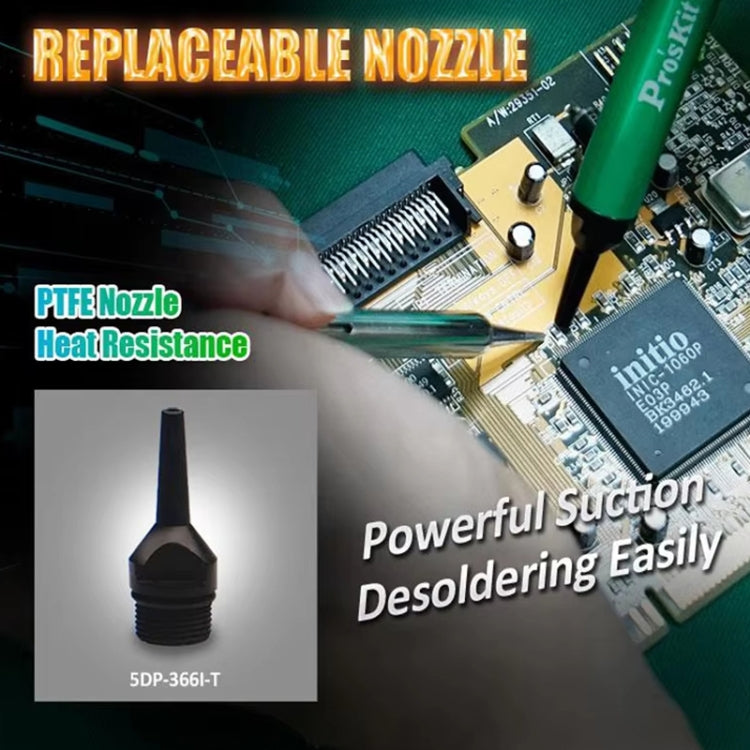 ProsKit  DP-366I Mini Aluminum Alloy Tin Suction Device Anti-static Desoldering Pump - free shipping - PMc TechLife - Order now!