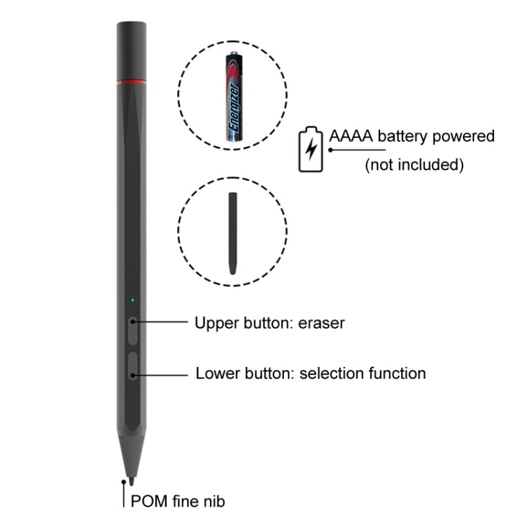 UX95 For Amazon Tablet/Chromebook Stylus 4096 Pressure Sensitive Stylus USI Protocol Pen(Silver) - Stylus Pen by PMC TechLife | Online Shopping South Africa | PMC TechLife | Buy Now Pay Later Mobicred