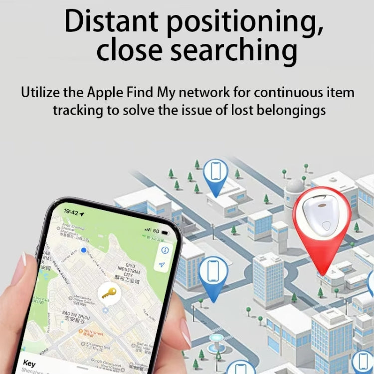 Smart Tracker Tag Anti-Lost Key Finder Works With Find My App(Deep Gray) - Personal Tracker by PMC TechLife | Online Shopping South Africa | PMC TechLife | Buy Now Pay Later Mobicred