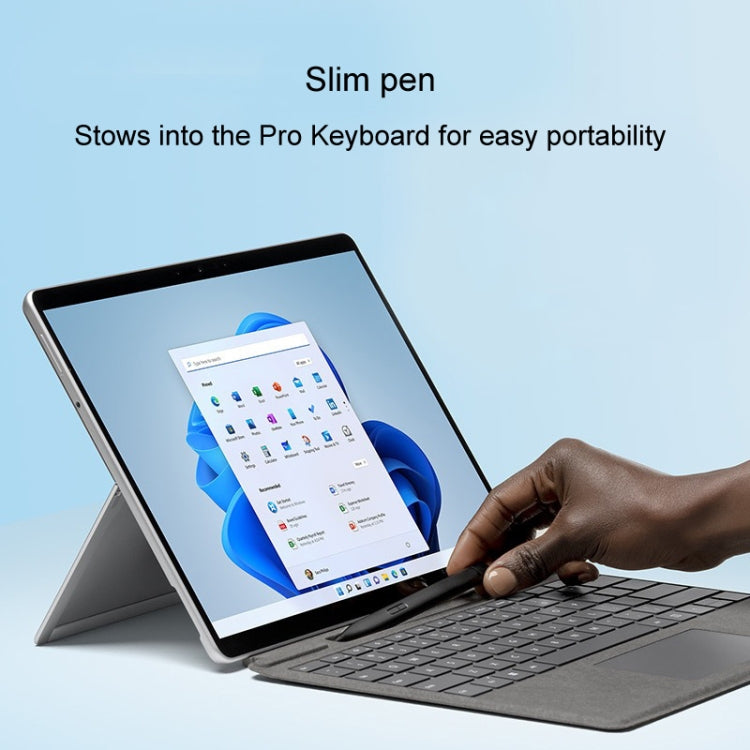 For Microsoft Surface Pro 8 / 9 / Go Laptop Stylus 4096 Pressure Sensitive Stylus Pen(Gray) - Stylus Pen by PMC TechLife | Online Shopping South Africa | PMC TechLife | Buy Now Pay Later Mobicred