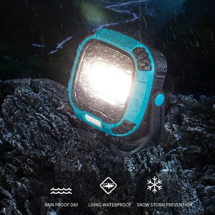 E-SMARTER W895-1 COB Portable Rechargeable Floodlight Work Light, Battery Not Included(Blue) - Camping Lighting by E-SMARTER | Online Shopping South Africa | PMc TechLife | Buy Now Pay Later Mobicred