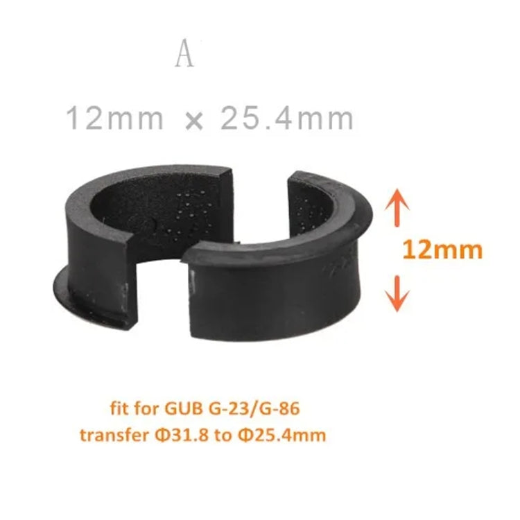 GUB Code Table Stand Lamp Holder Washer Mobile Phone Holder Reducing Ring Gasket, Style: A 12x25.4mm - Retaining Clips by GUB | Online Shopping South Africa | PMC TechLife | Buy Now Pay Later Mobicred