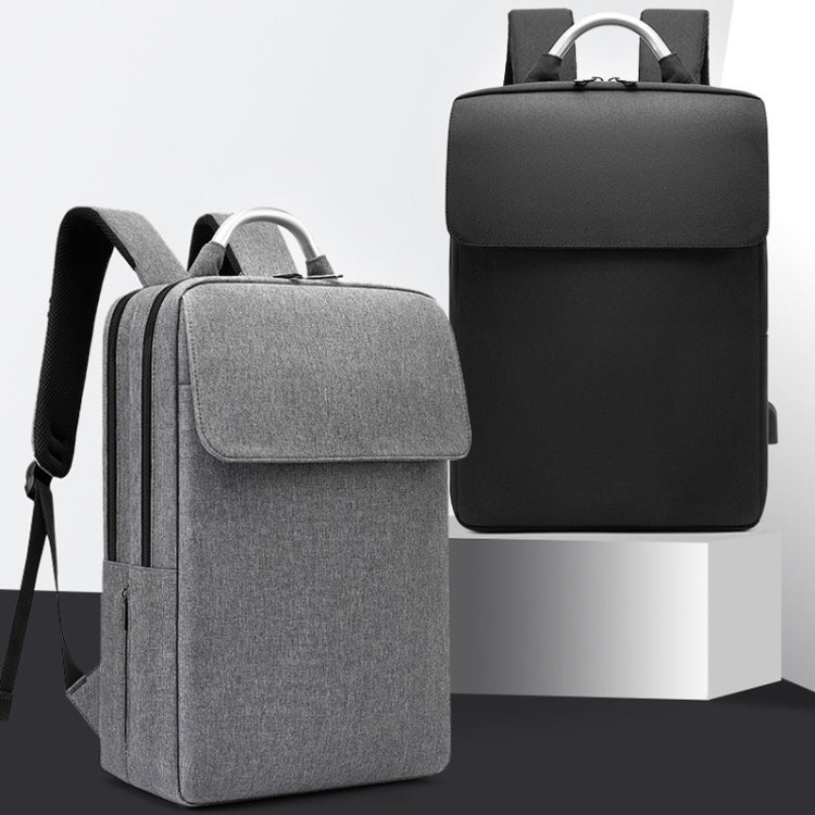 SKV BLB21282 Men Business Duty Traveling Double Shoulder Bag Lightweight Large Capacity Laptop Backpack(Gray) - Backpack by SKV | Online Shopping South Africa | PMC TechLife | Buy Now Pay Later Mobicred