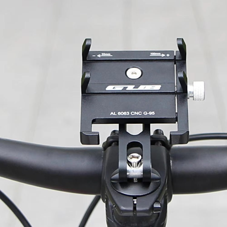 GUB G-95 Bicycle Mobile Phone Holder Bicycle Navigation Handlebar Bowl Cover Mount(Black) - Holders by GUB | Online Shopping South Africa | PMC TechLife | Buy Now Pay Later Mobicred